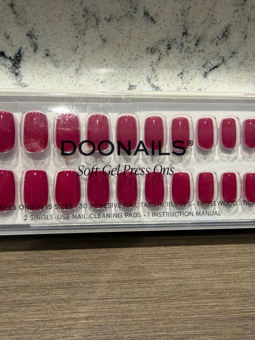 Acai Berry Soft Gel Press-On Nails - Ready-to-Wear Set